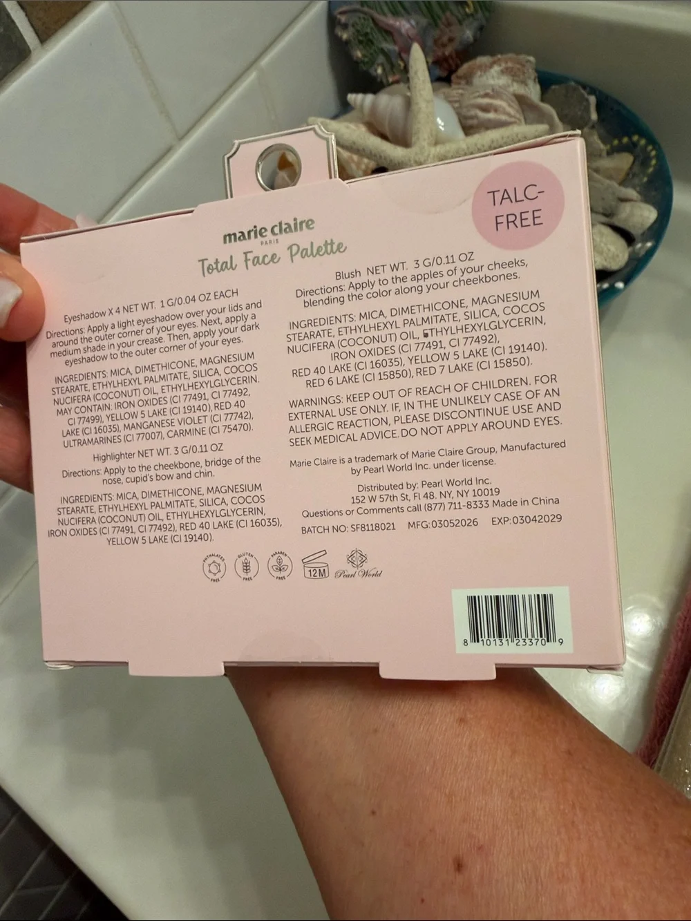 Marie Claire Natural Charm Palette & Lip Oil Bundle